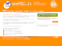 onePEC.it - Servizio di Posta Elettronica Certificata (PEC)