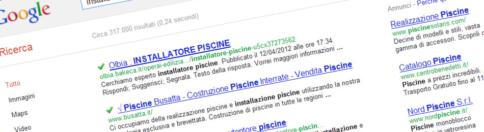 posizionamento sui motori